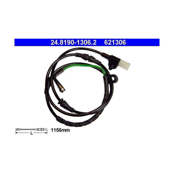 įspėjimo kontaktas, stabdžių trinkelių susidėvėjimas ATE 24.8190-1306.2