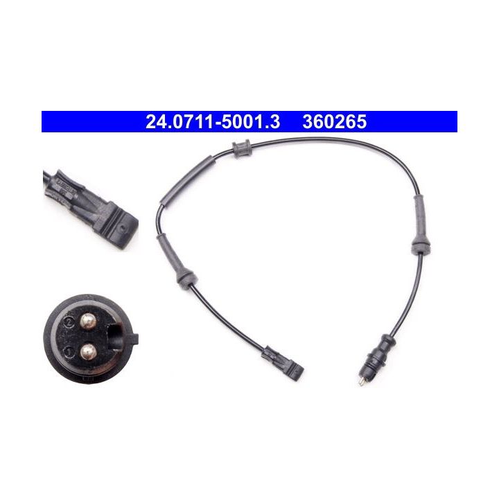 Jutiklis, rato greitis ATE 24.0711-5001.3