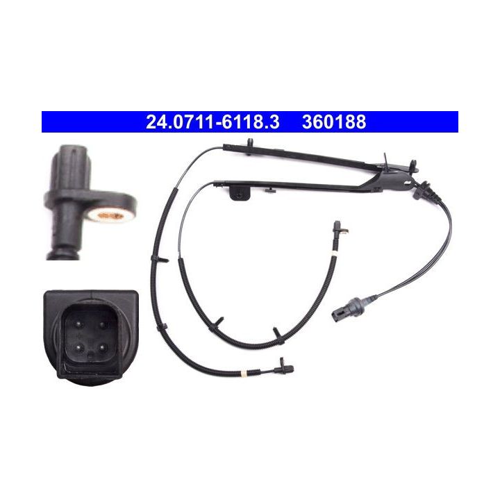 Jutiklis, rato greitis ATE 24.0711-6118.3