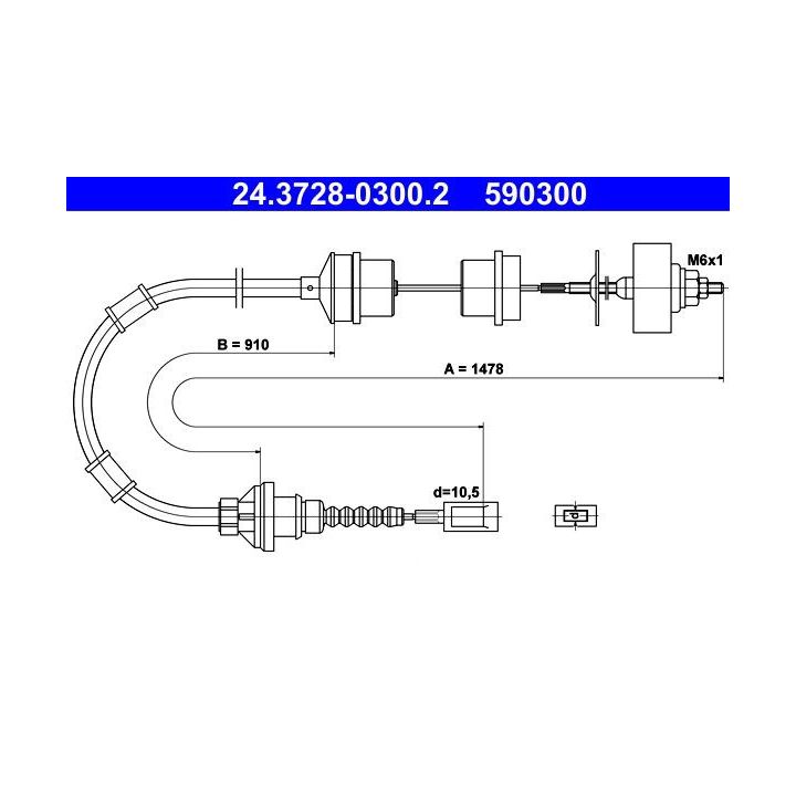 Sankabos trosas ATE 24.3728-0300.2