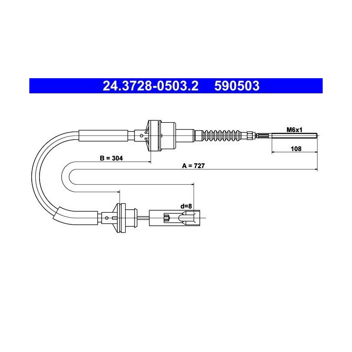 Sankabos trosas ATE 24.3728-0503.2