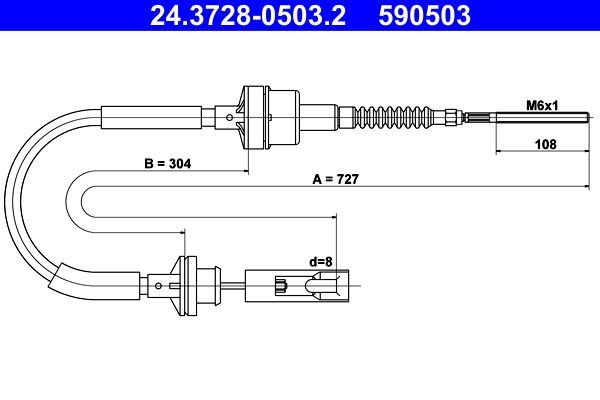 Sankabos trosas ATE 24.3728-0503.2