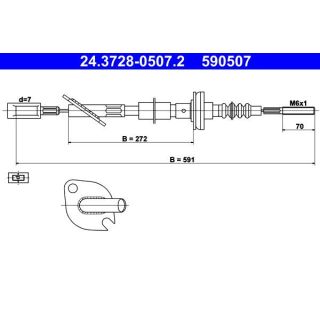 Sankabos trosas ATE 24.3728-0507.2