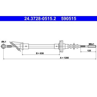 Sankabos trosas ATE 24.3728-0515.2