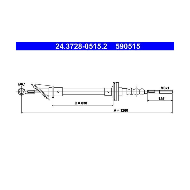 Sankabos trosas ATE 24.3728-0515.2