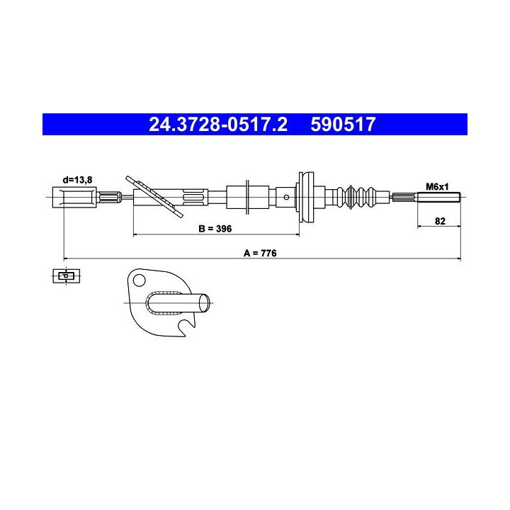 Sankabos trosas ATE 24.3728-0517.2