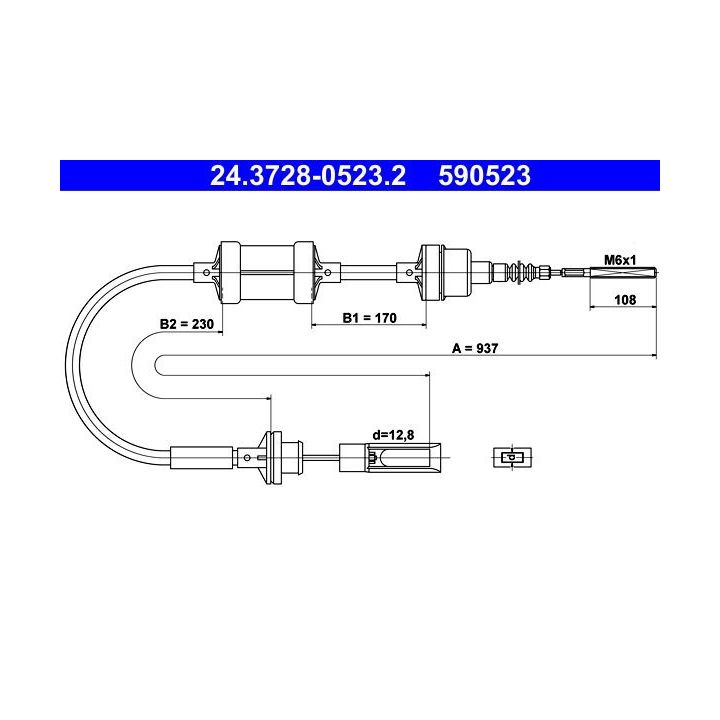 Sankabos trosas ATE 24.3728-0523.2