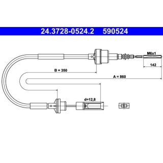 Sankabos trosas ATE 24.3728-0524.2