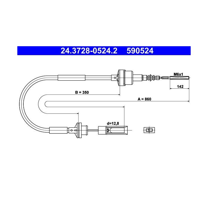 Sankabos trosas ATE 24.3728-0524.2
