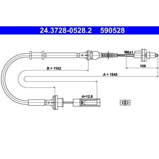 Sankabos trosas ATE 24.3728-0528.2