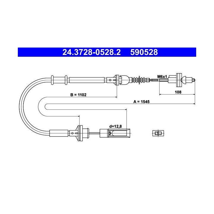 Sankabos trosas ATE 24.3728-0528.2