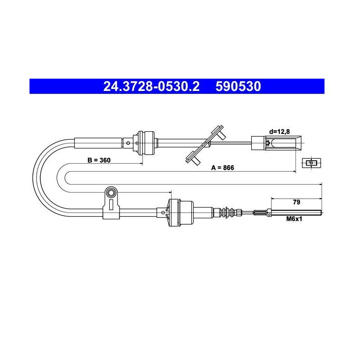 Sankabos trosas ATE 24.3728-0530.2