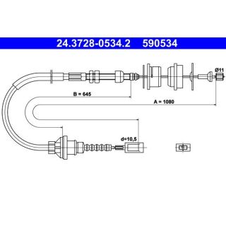 Sankabos trosas ATE 24.3728-0534.2