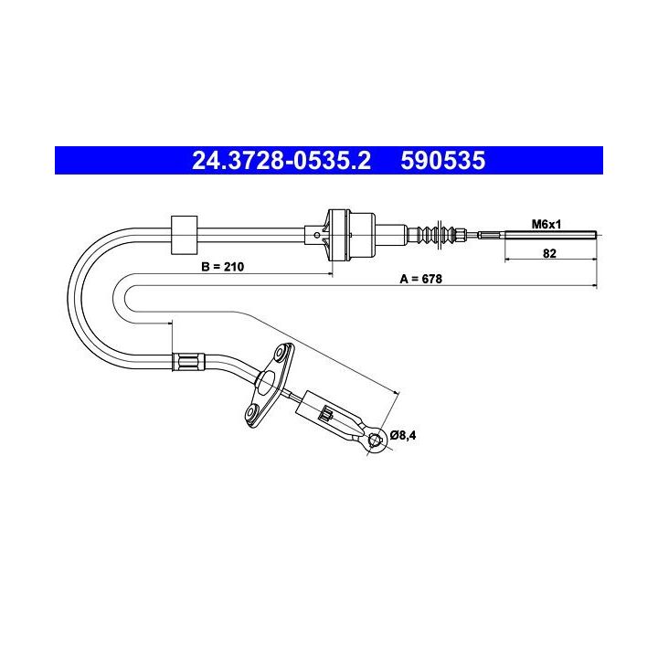 Sankabos trosas ATE 24.3728-0535.2
