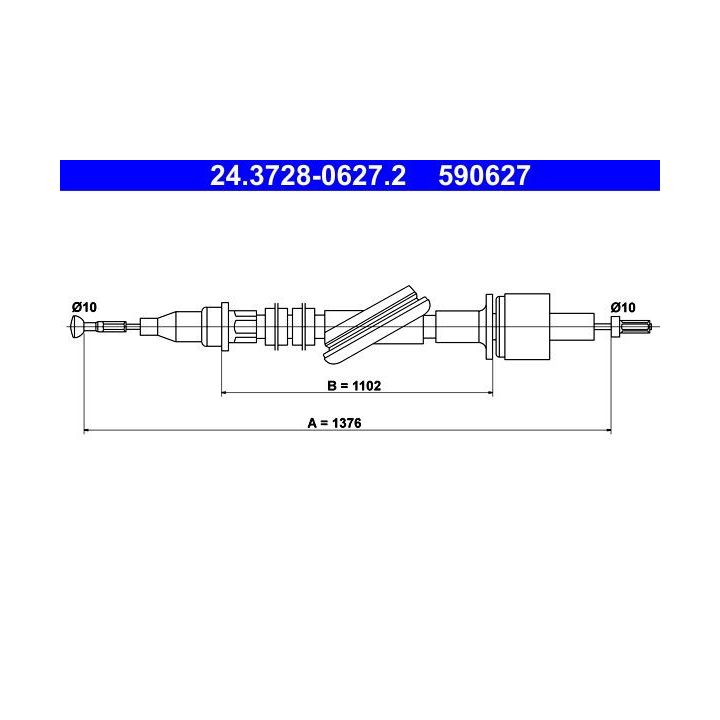 Sankabos trosas ATE 24.3728-0627.2