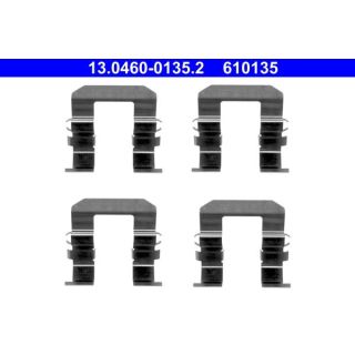 Priedų komplektas, diskinių stabdžių trinkelės ATE 13.0460-0135.2