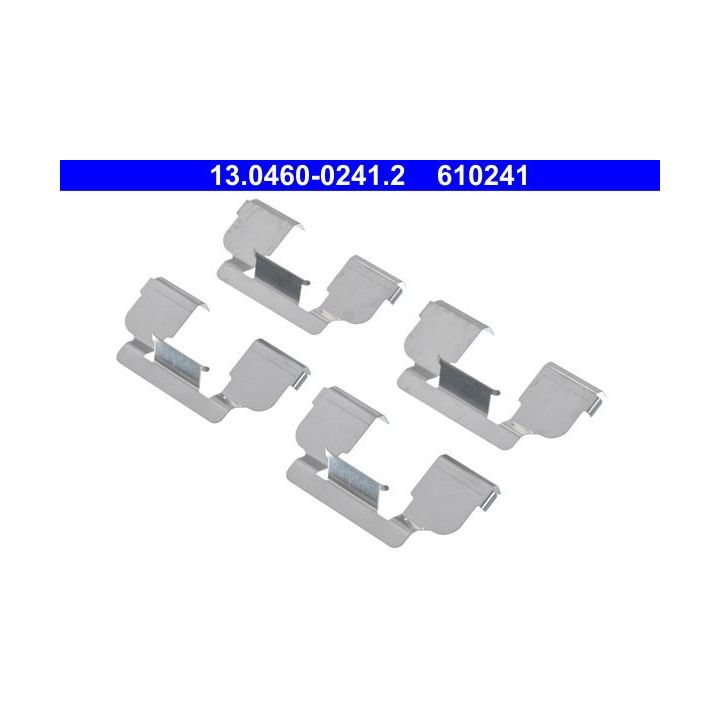 Priedų komplektas, diskinių stabdžių trinkelės ATE 13.0460-0241.2