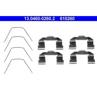 Priedų komplektas, diskinių stabdžių trinkelės ATE 13.0460-0260.2