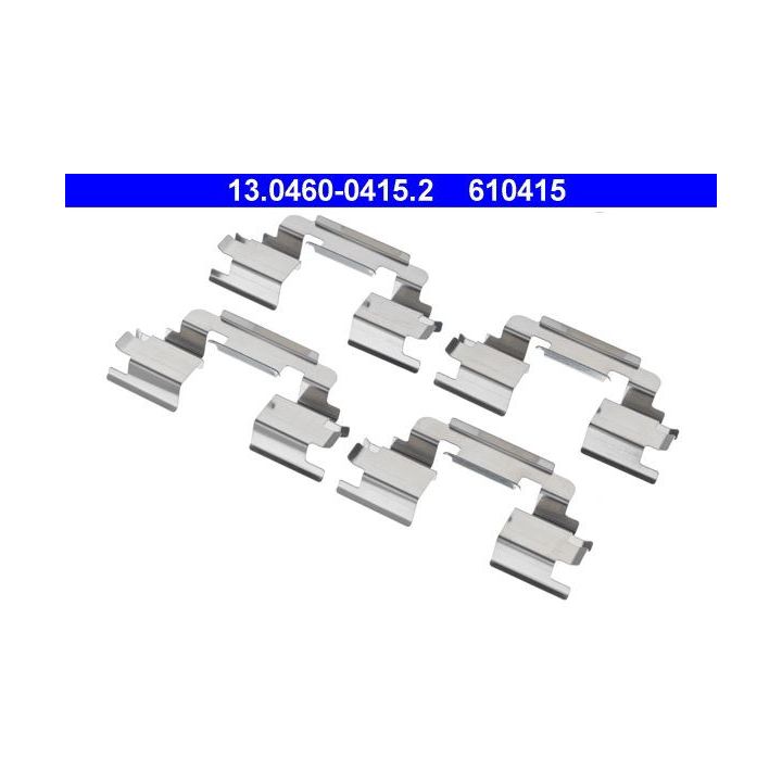 Priedų komplektas, diskinių stabdžių trinkelės ATE 13.0460-0415.2