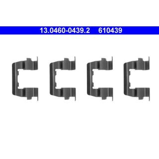 Priedų komplektas, diskinių stabdžių trinkelės ATE 13.0460-0439.2