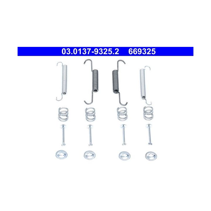 Priedų komplektas, stovėjimo stabdžių trinkelės ATE 03.0137-9325.2
