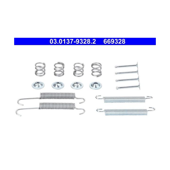 Priedų komplektas, stovėjimo stabdžių trinkelės ATE 03.0137-9328.2