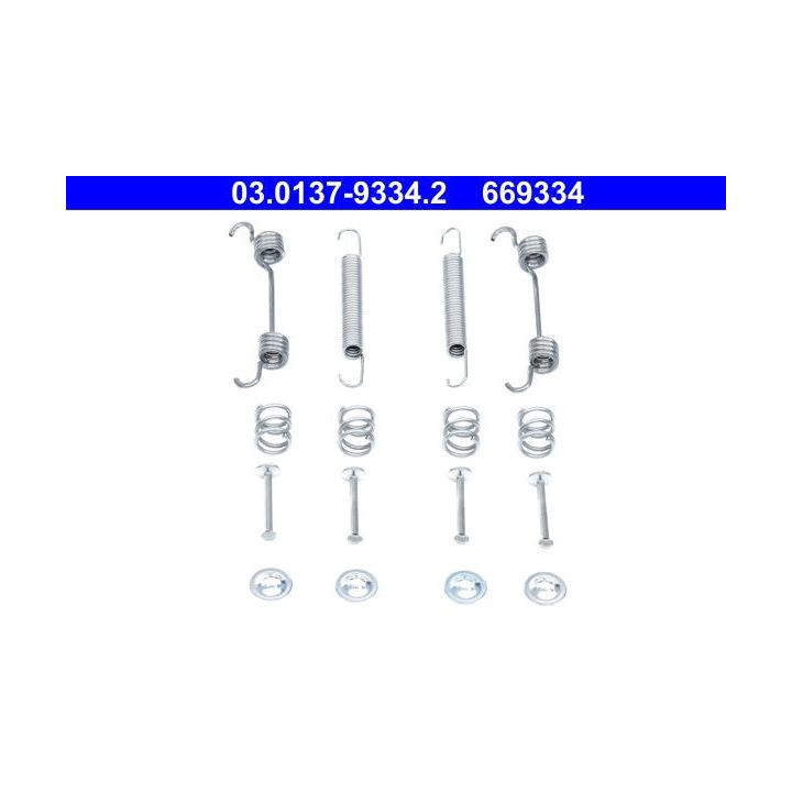 Priedų komplektas, stovėjimo stabdžių trinkelės ATE 03.0137-9334.2