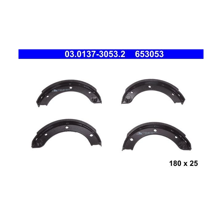 Stabdžių trinkelių komplektas, stovėjimo stabdis ATE 03.0137-3053.2