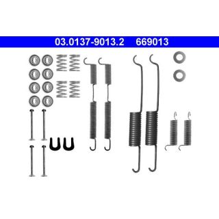 Priedų komplektas, stabdžių trinkelės ATE 03.0137-9013.2