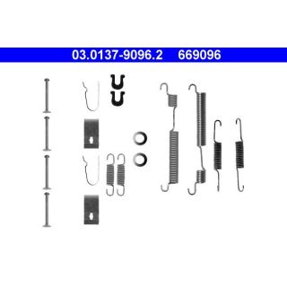 Priedų komplektas, stabdžių trinkelės ATE 03.0137-9096.2