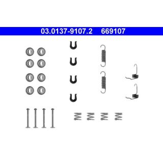 Priedų komplektas, stabdžių trinkelės ATE 03.0137-9107.2