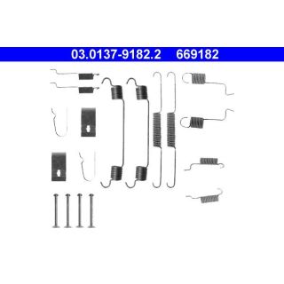 Priedų komplektas, stabdžių trinkelės ATE 03.0137-9182.2