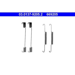 Priedų komplektas, stabdžių trinkelės ATE 03.0137-9205.2