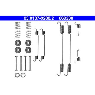 Priedų komplektas, stabdžių trinkelės ATE 03.0137-9208.2