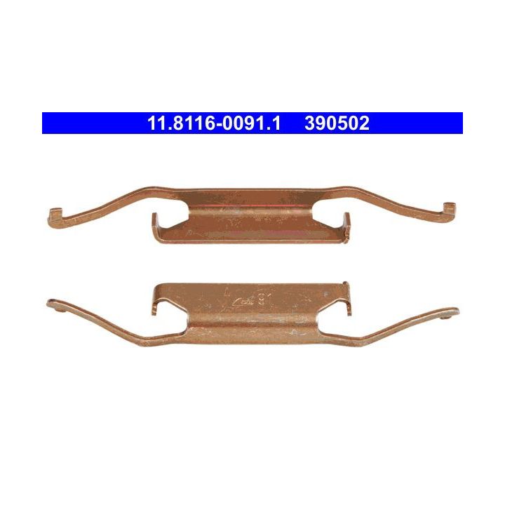 Spyruoklė, stabdžių apkaba ATE 11.8116-0091.1