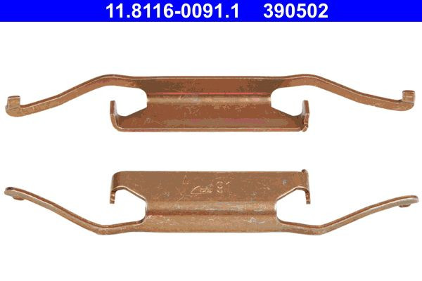 Spyruoklė, stabdžių apkaba ATE 11.8116-0091.1