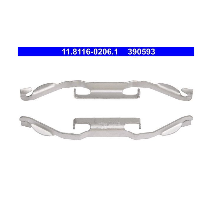 Spyruoklė, stabdžių apkaba ATE 11.8116-0206.1