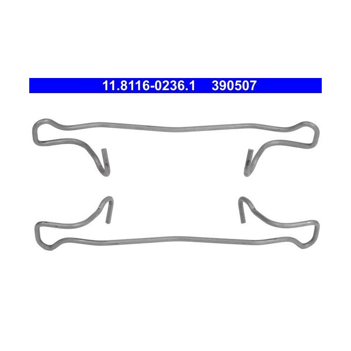 Spyruoklė, stabdžių apkaba ATE 11.8116-0236.1
