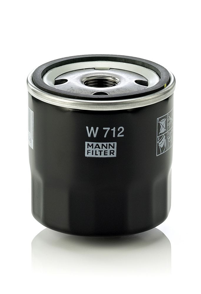 Alyvos filtras MANN-FILTER W 712