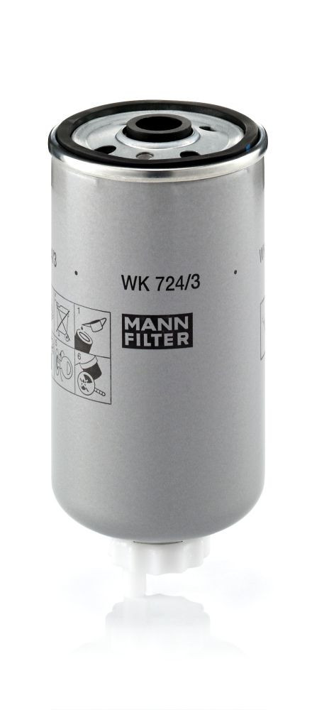 Kuro filtras MANN-FILTER WK 724/3
