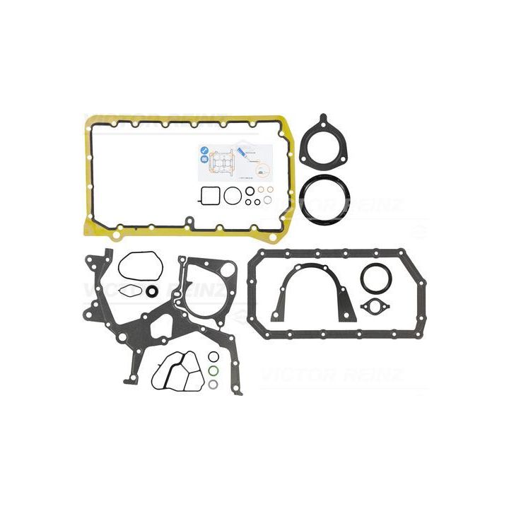 Tarpiklių rinkinys, variklio karteris VICTOR REINZ 08-36219-01