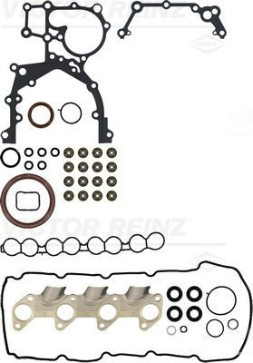 Visas tarpiklių komplektas, variklis VICTOR REINZ 01-10240-02