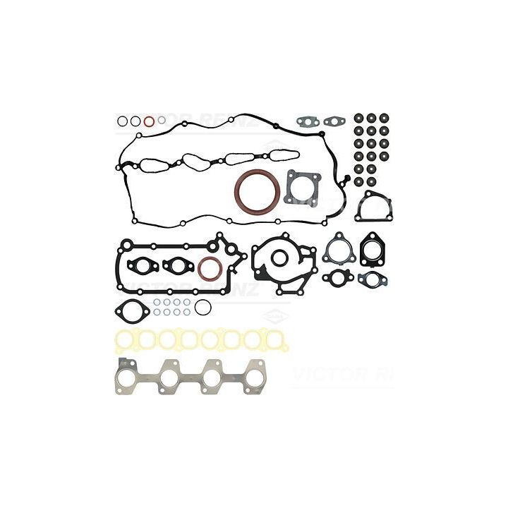 Visas tarpiklių komplektas, variklis VICTOR REINZ 01-12752-01