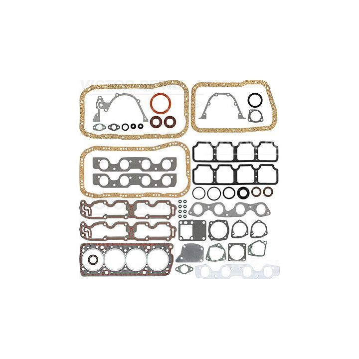 Visas tarpiklių komplektas, variklis VICTOR REINZ 01-31830-08