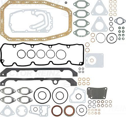 Visas tarpiklių komplektas, variklis VICTOR REINZ 01-33951-09