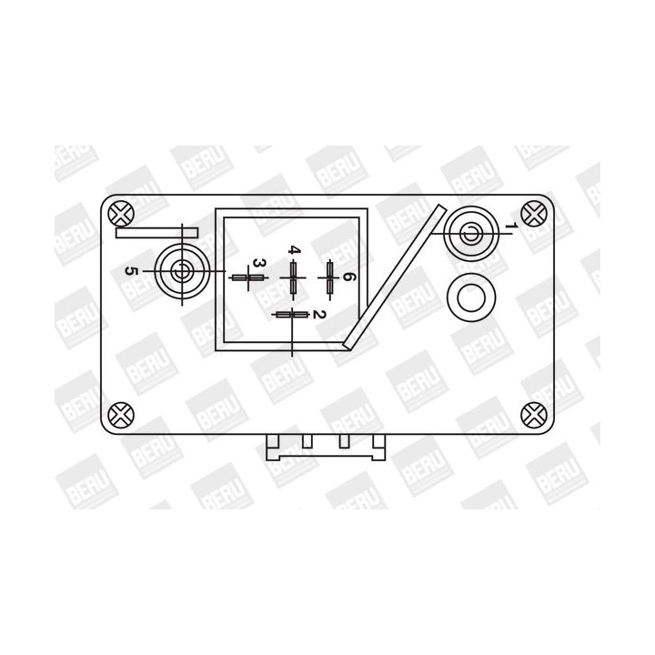 Relė, kaitinimo žvakių sistema BorgWarner (BERU) GR066