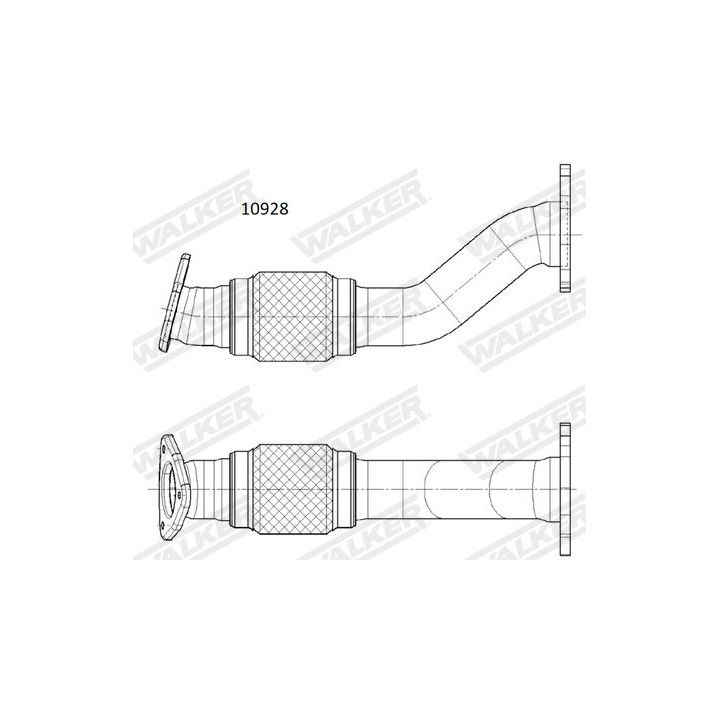 Išleidimo kolektorius WALKER 10928