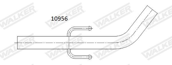 Išleidimo kolektorius WALKER 10956