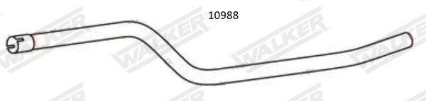 Išleidimo kolektorius WALKER 10988
