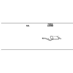 Išmetimo sistema WALKER CHK015498